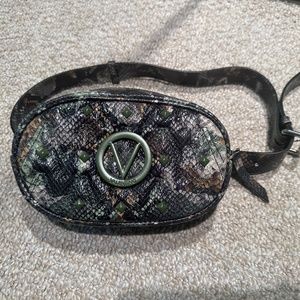 Rare Valentino Madelaine Python Leather Belt Bag NWT